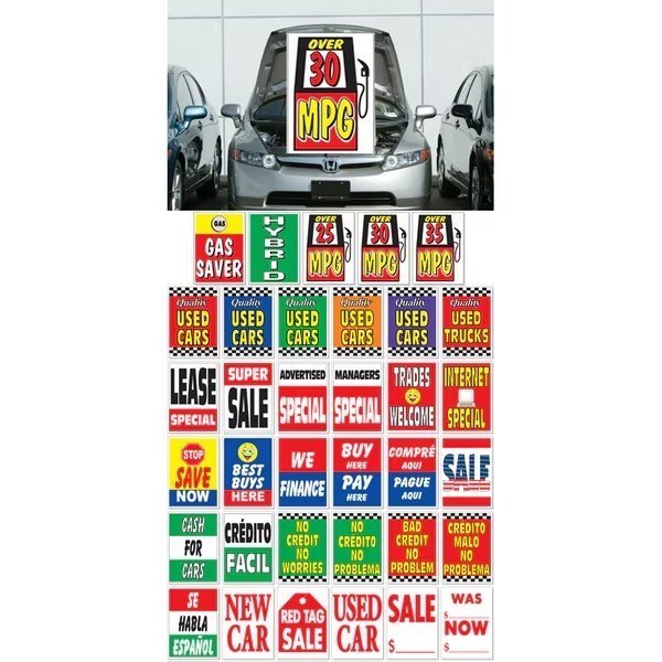 Under The Hood Single Sign: Stop Save, Ez Line, Mfr#: 905-SIGN-ST